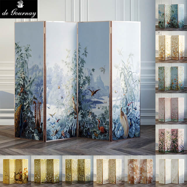 Screen covers with wallpaper De Gournay