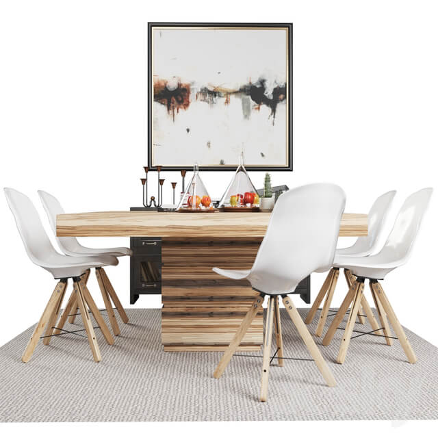 Table Chair Helena set from High Fashion Home