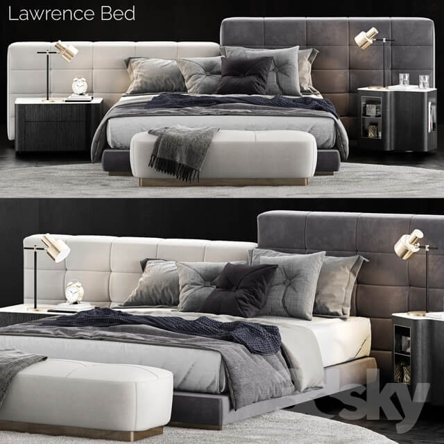 Bed Minotti Lawrence Bed 3