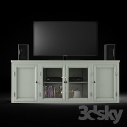 Yosef Corner 57 TV Stand Sideboard Chest of drawer 3D Models 