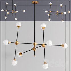 Baton Chandelier Large Chandelier 