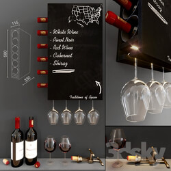 Wine Wall Decorative Cabinet 