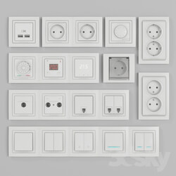Miscellaneous Schneider Electric Unicha sockets and switches 