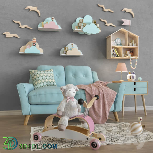 Miscellaneous Toys and furniture set 34