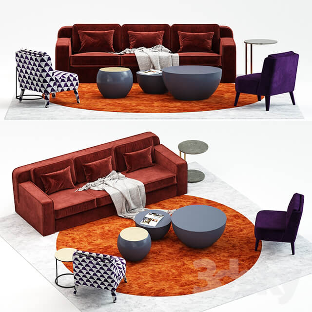 Other Meridiani hector sofas set