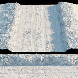 Other architectural elements Snowy road 