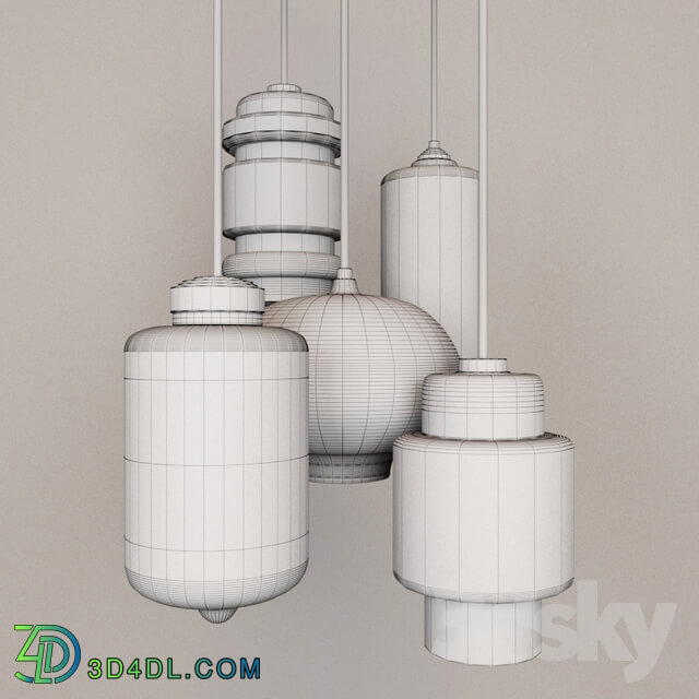 Lighting Loft 2 Pendant light 3D Models