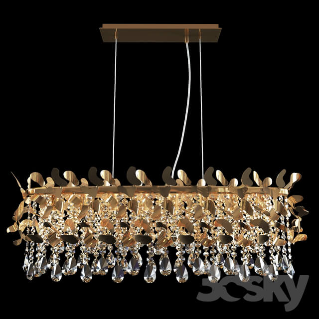 Crystal lux ROMEO SP8 GOLD lamp Pendant light 3D Models