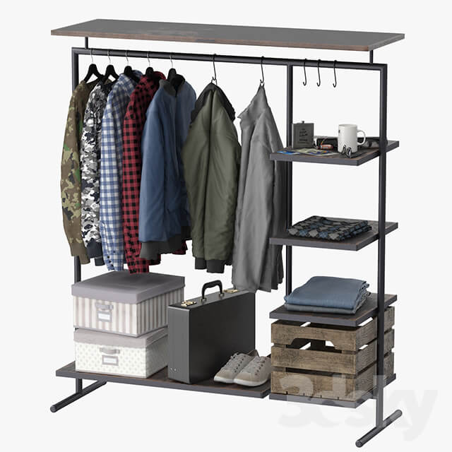 CLOTHES RACK WOOD