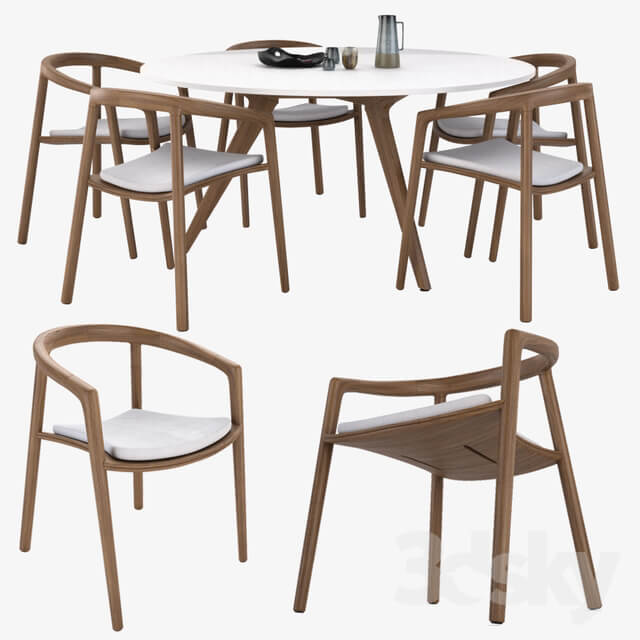 Table Chair Manutti Solid chair Torsa Table