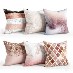 Rose Gold Pillow Set 002 