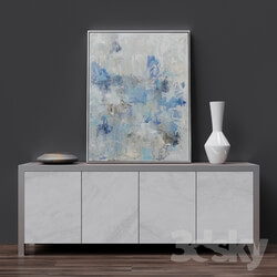Sideboard Chest of drawer Decorage Marble Door Entertainment Console Rainy Day 