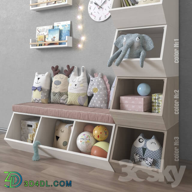 Miscellaneous Toys and furniture set 36