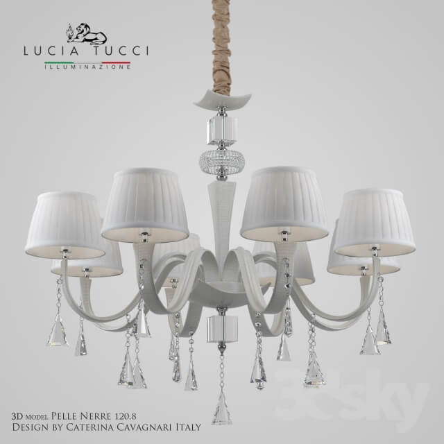 Chandelier Pelle Bianca 119.8 Pendant light 3D Models