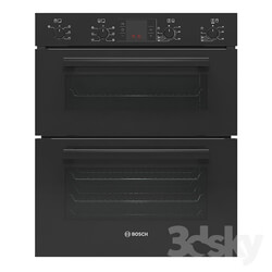 Bosch Serie 4 HBN43B260B Double Black Oven 