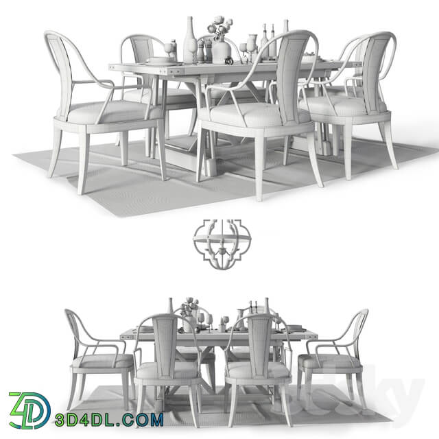 Table Chair Pulaski Furniture Dining set