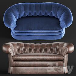 BAKER Victorian Loveseat 