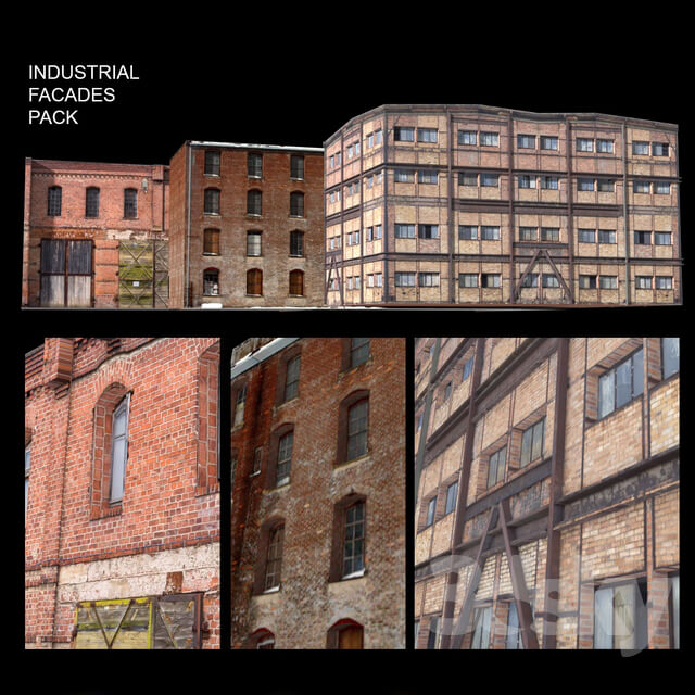 Facade for background vol.5 Industrial area