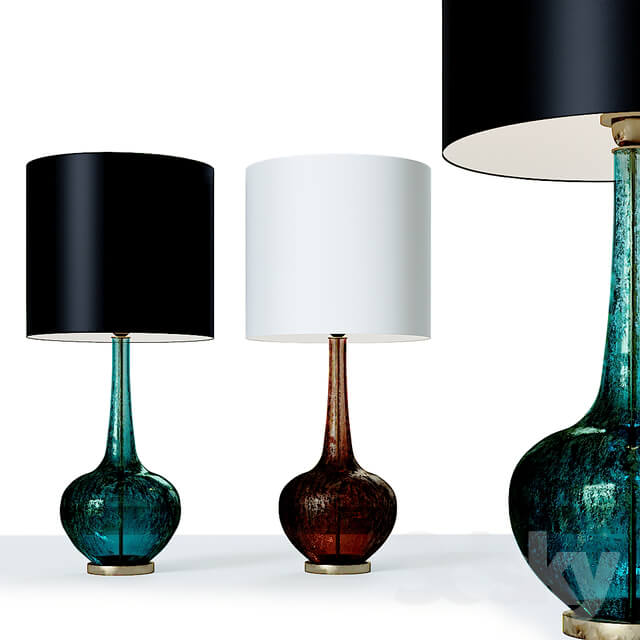 Elegant Studio Art Glass Buffet Lamp