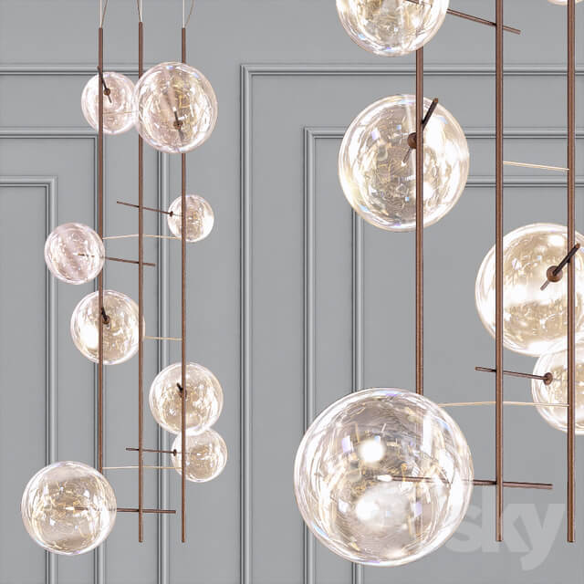 Gallotti Radice Bolle Tela Chandelier