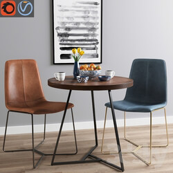 Table Chair West Elm dining set 