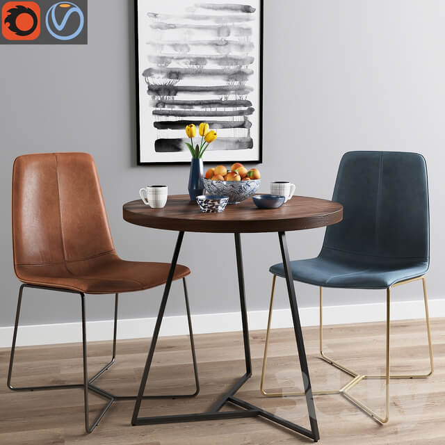 Table Chair West Elm dining set