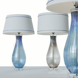 Modern Studio Art Glass Console Lamp  