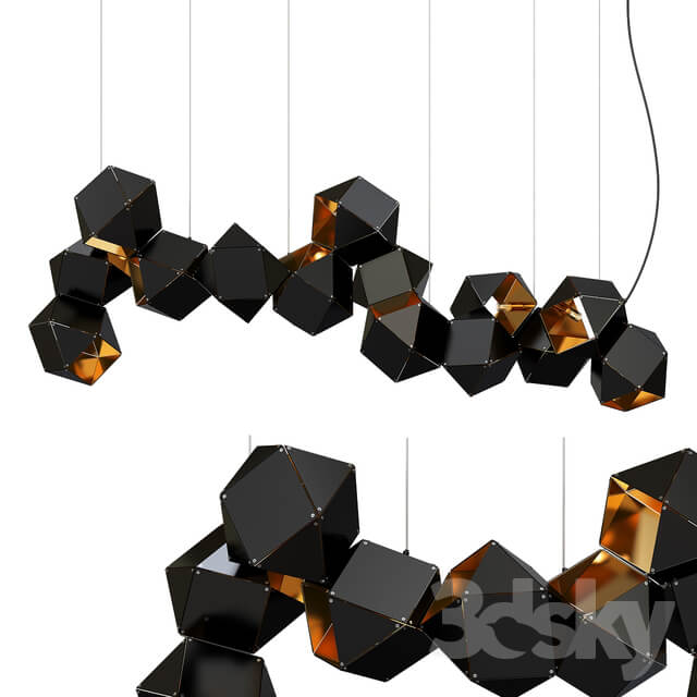 Welles long chandelier