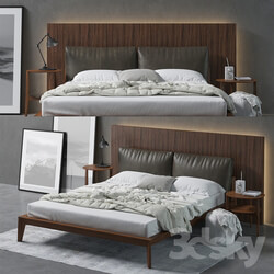 Bed Molteni Wish Bed Composition 