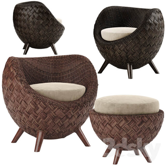 Kenneth Cobonpue La luna armchair