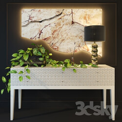 Sideboard Chest of drawer Curbstone console Natural Chic. Bizzotto 