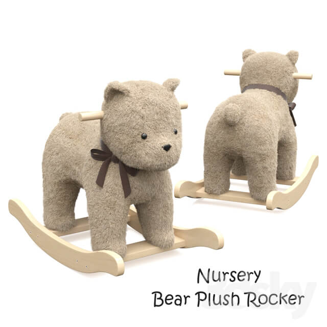 Miscellaneous Bear plush rocker