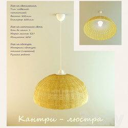 Chandelier with shade plet nym Pendant light 3D Models 