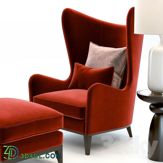 Arm chair Monroe Armchair Red