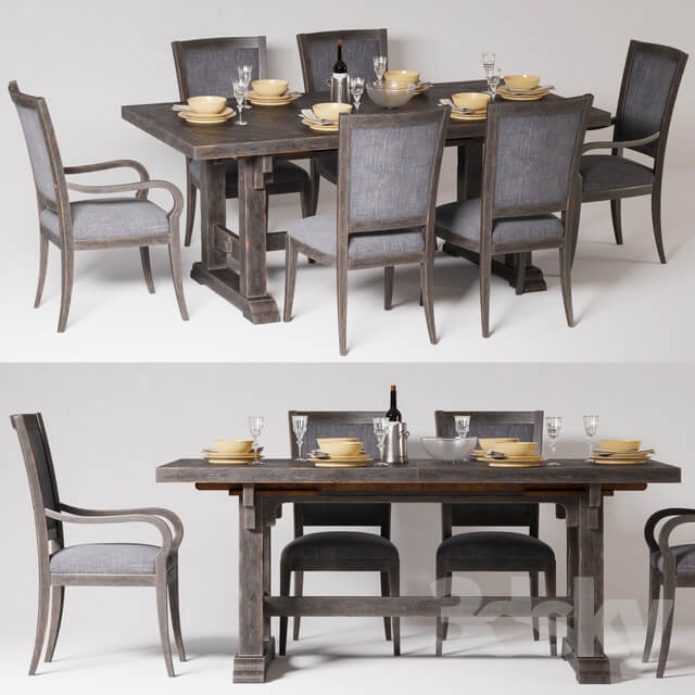 Table Chair Hooker Furniture Beaumont Dining