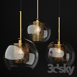 Scandinavian style glass lamp CATCH01 
