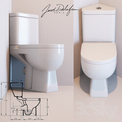 Toilet Jacob Delafon Odeon Up 18557K E4702 E4741 