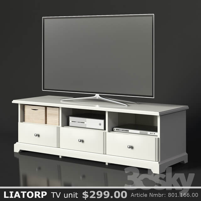 Sideboard Chest of drawer IKEA LIATORP TV unit