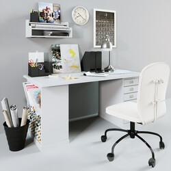 Table Chair Ikea home office 