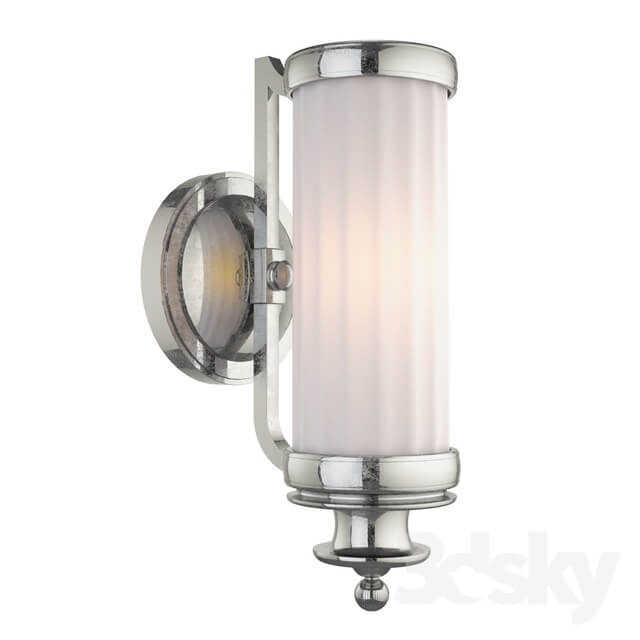 Thomas OBrien Milton Road 1 Light 5 inch Polished Nickel Bath Wall Light