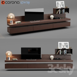 Poliform Sintesi Tv Unit 3D Models 