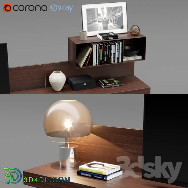 Poliform Sintesi Tv Unit 3D Models