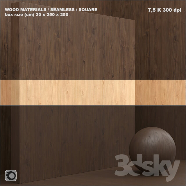 Material wood veneer seamless set 44