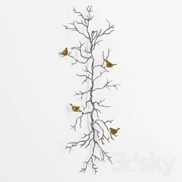 Decor wall metal Branch 