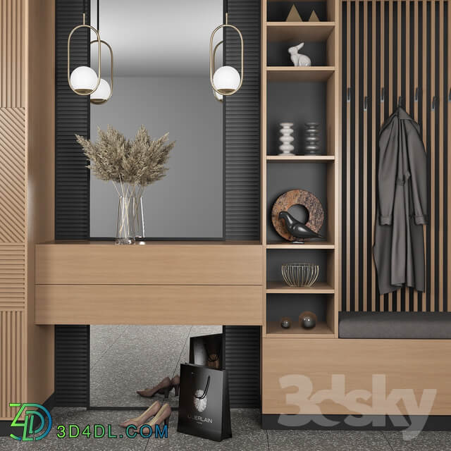 Wardrobe Display cabinets Furniture composition 43