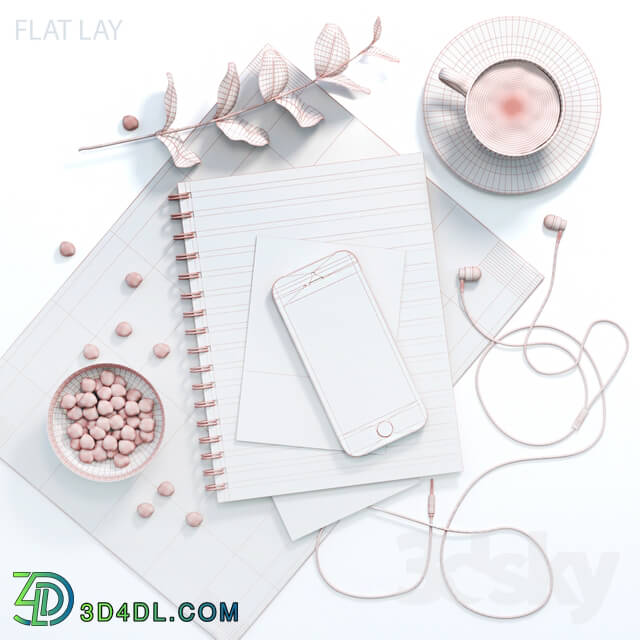 Decorative FLAT LAY set