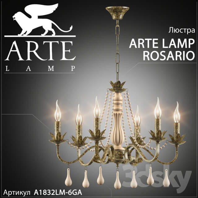 Chandelier Arte lamp Rosario A1832LM 6GA