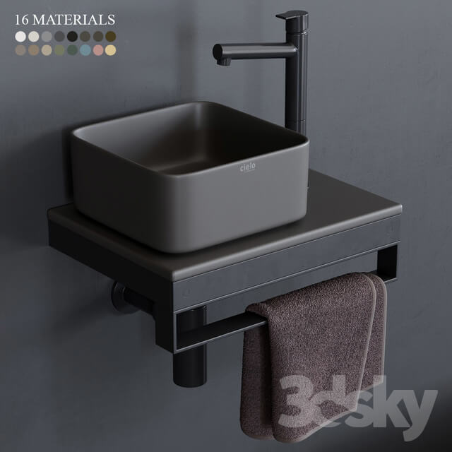 Ceramica Cielo Shui Comfort art. Milaq Square Washbasin