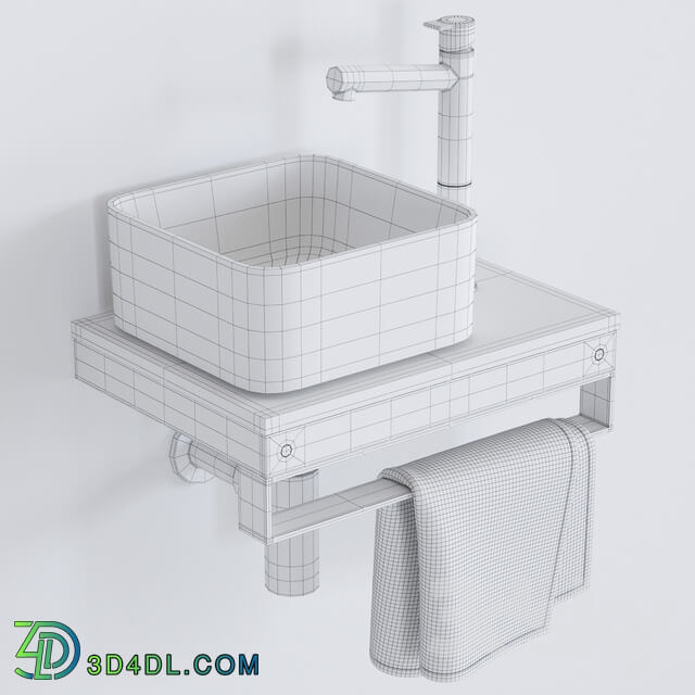 Ceramica Cielo Shui Comfort art. Milaq Square Washbasin