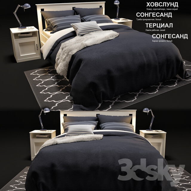 Bed IKEA SONGESAND bed